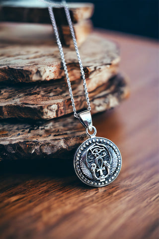 Circle Ankh Kolye