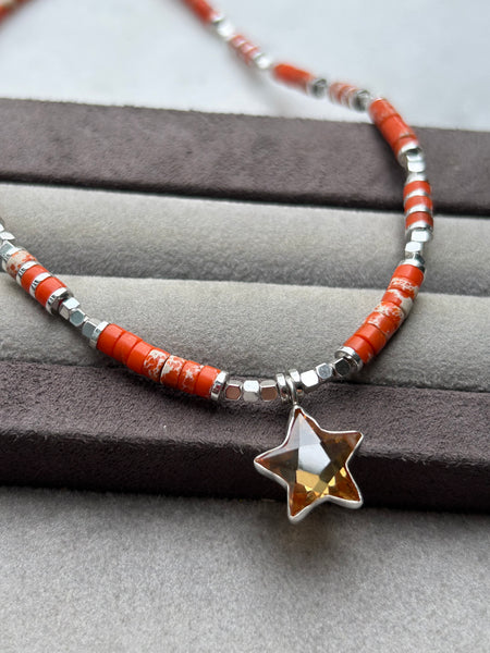 Rainbow Star Kolye