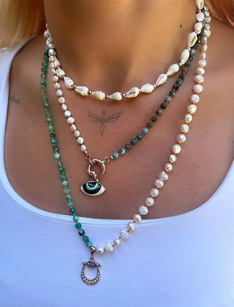 Pearls & Stones Eye Kolye