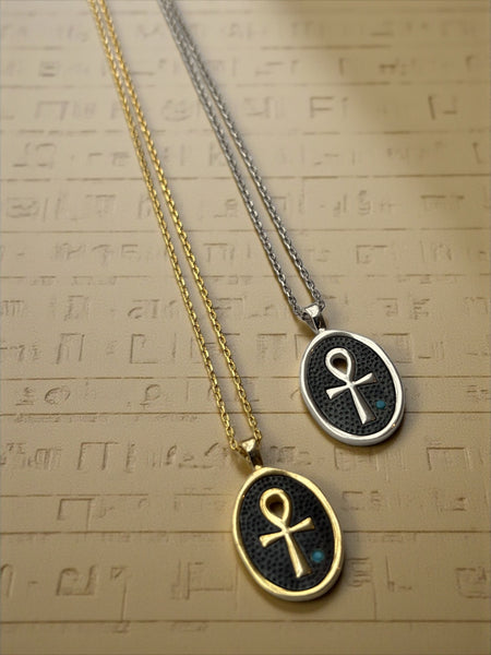 Mini Plaka Ankh Kolye