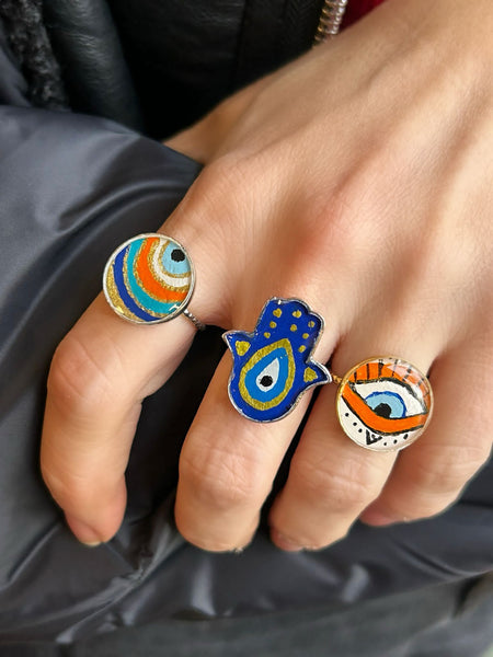 Enamel Vibes Yüzük