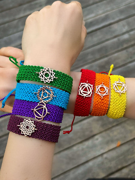 Makrome Çakra Bileklik