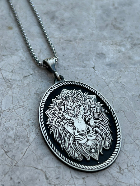 Mandala Lion Kolye