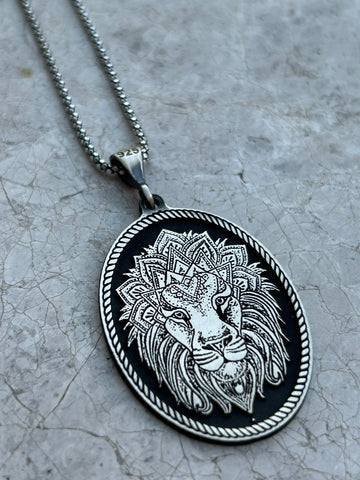 Mandala Lion Kolye