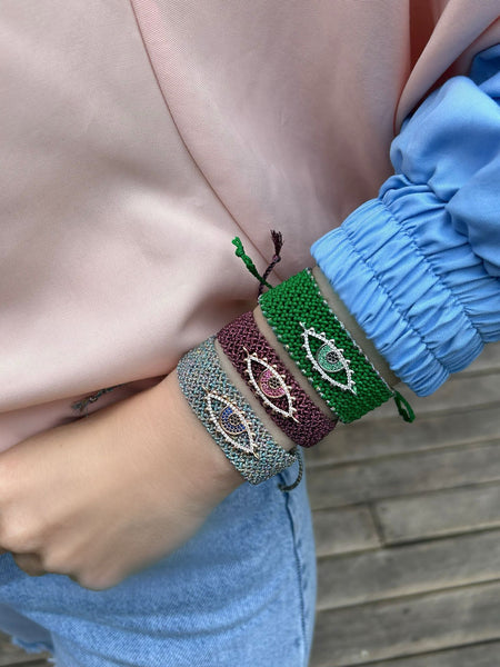 Stony Eye Makrome Bileklik