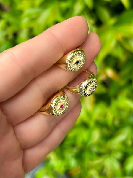 Shiny Eye Şövalye Yüzük