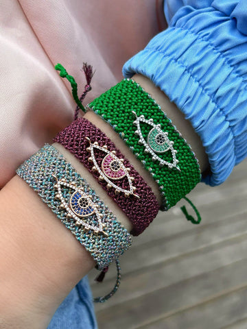 Stony Eye Makrome Bileklik