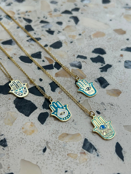 Mineli Mini Hamsa Kolye