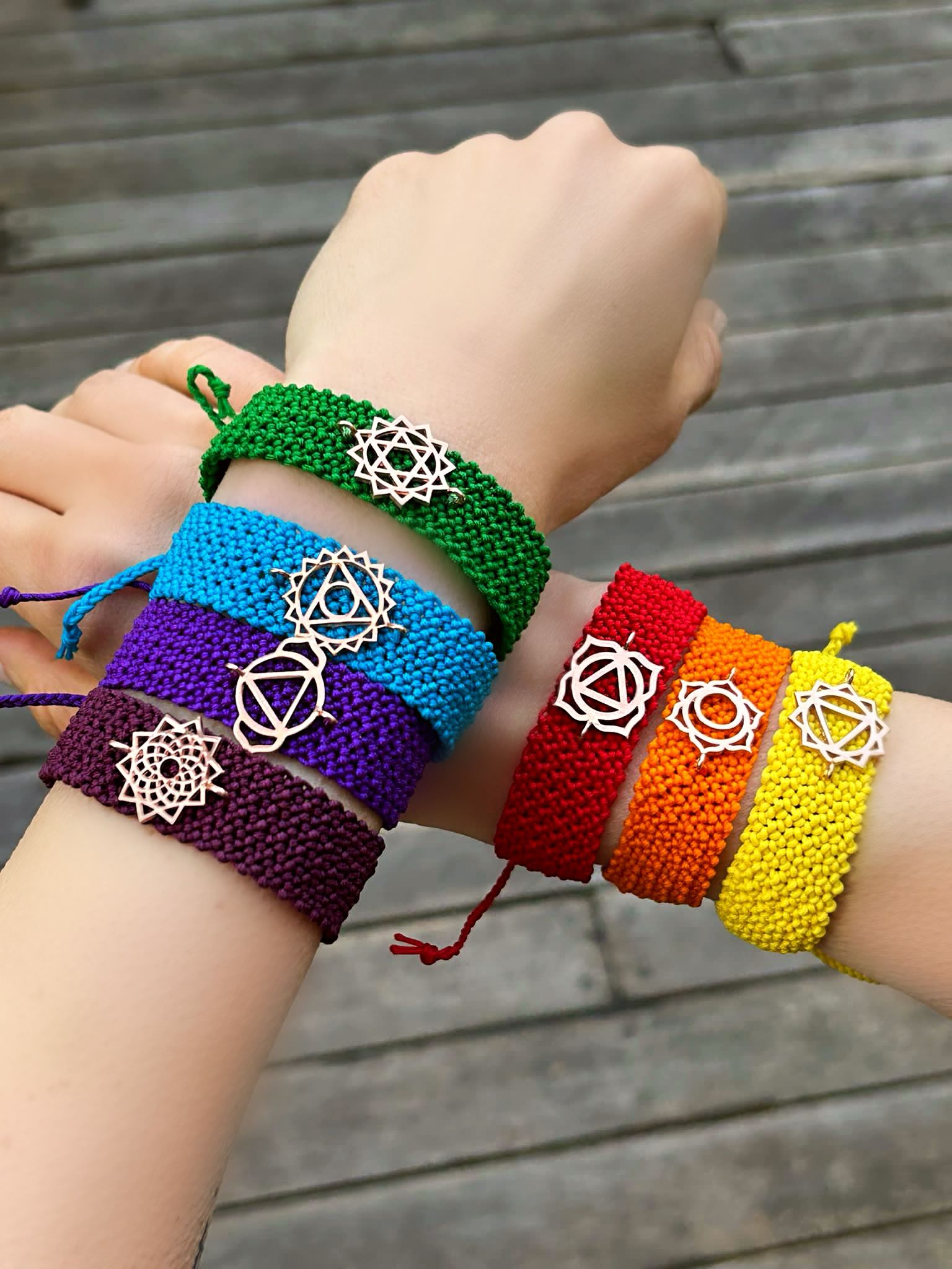 Makrome Çakra Bileklik