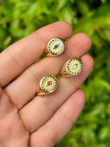 Shiny Eye Şövalye Yüzük