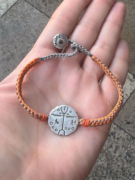 Şaman Davulu Rope Bileklik