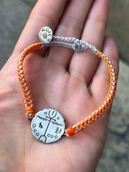 Şaman Davulu Rope Bileklik