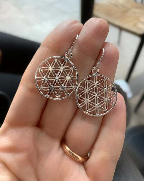 Yaşam Çiçeği Küpe