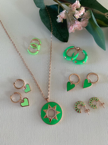 Candy Mini Çark Küpe