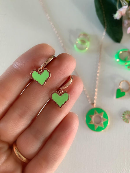 Candy Mini Kalp Küpe