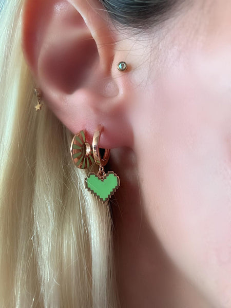 Candy Mini Çark Küpe