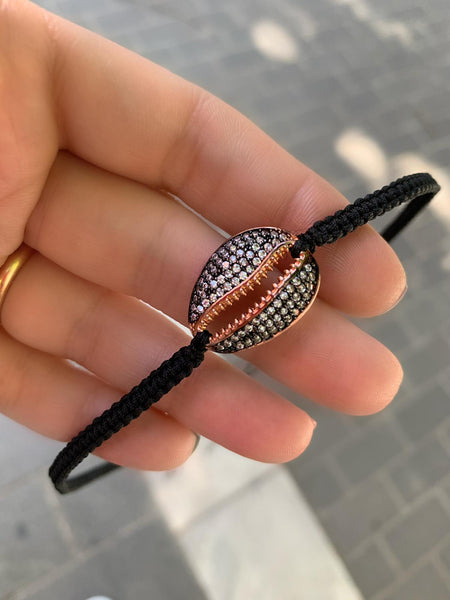 Zirkon Taşlı Kabuk Choker