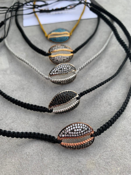 Zirkon Taşlı Kabuk Choker