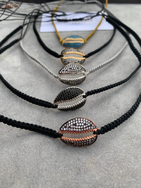 Zirkon Taşlı Kabuk Choker