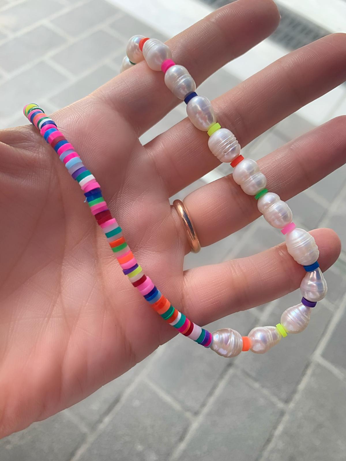 Macaron Fimo Kolye