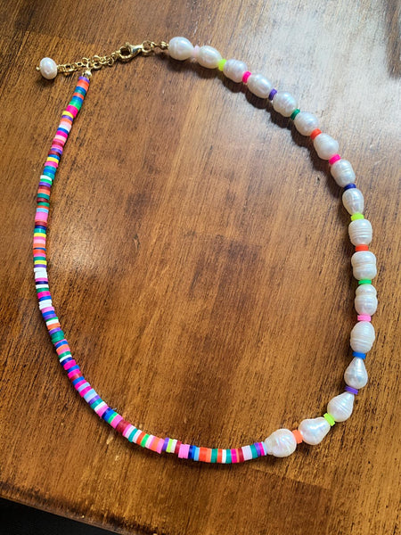 Macaron Fimo Kolye