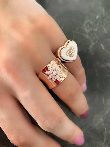 Shiny Flower Yüzük