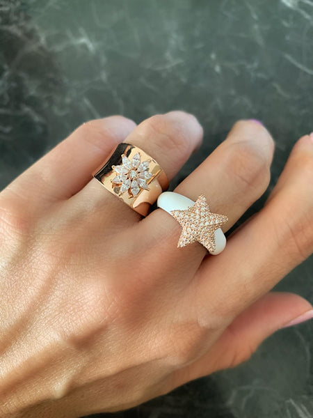 Shiny Flower Yüzük