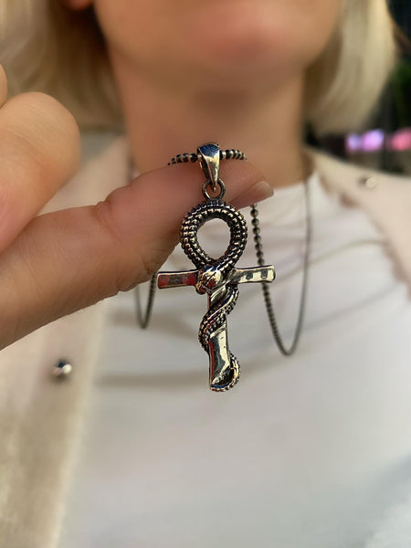 Ankh & Snake Kolye