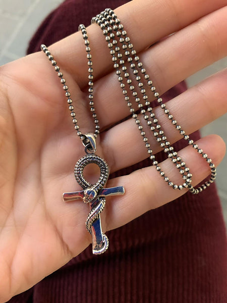 Ankh & Snake Kolye