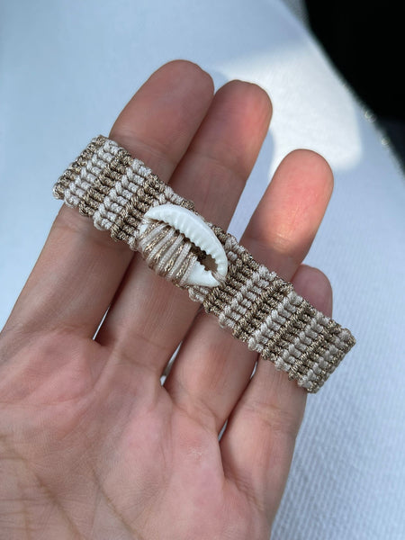 Macaron Shell Makrome Bileklik