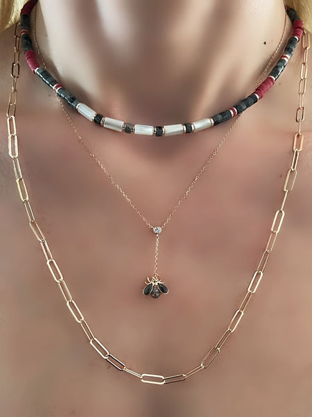Ibiza Black Stone Kolye