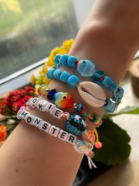 Ibiza Mavi Kabuk Bileklik