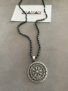 Hematit Viking Tılsımı Madalyon