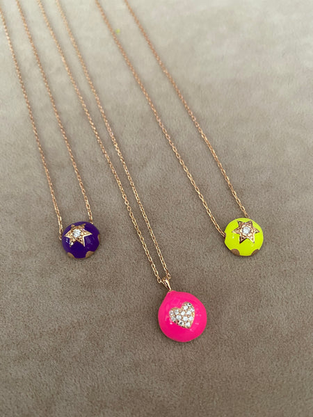 Neon Ball Kolye