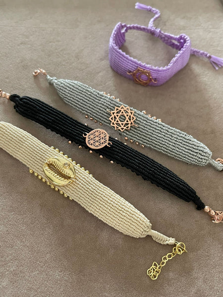 Figürlü Makrome Bileklik