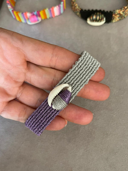 Macaron Shell Makrome Bileklik