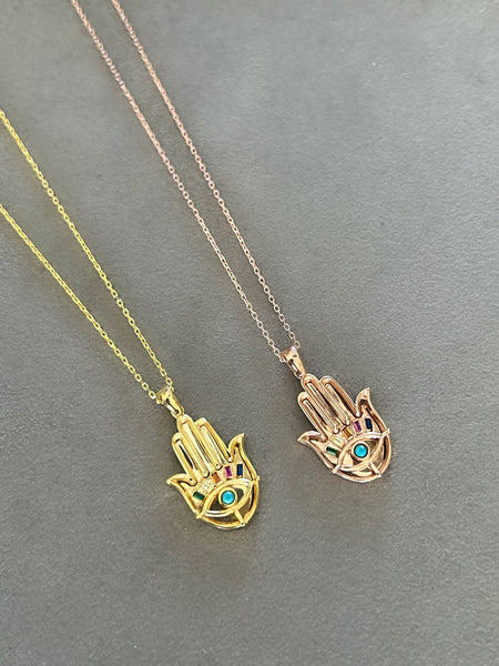 Nazar Hamsa Kolye