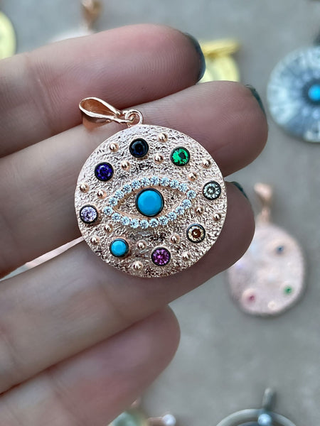 Stony Circle Eye Kolye Ucu
