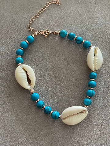 Ibiza Turquoise Shell Halhal