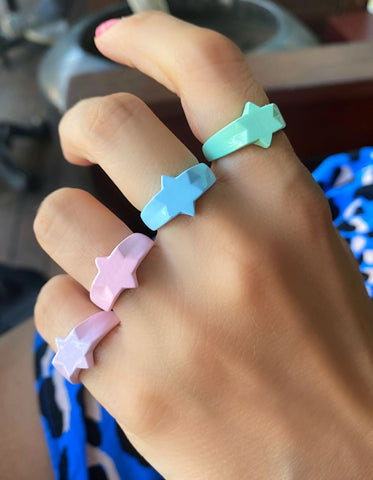 Pastel Star Yüzük