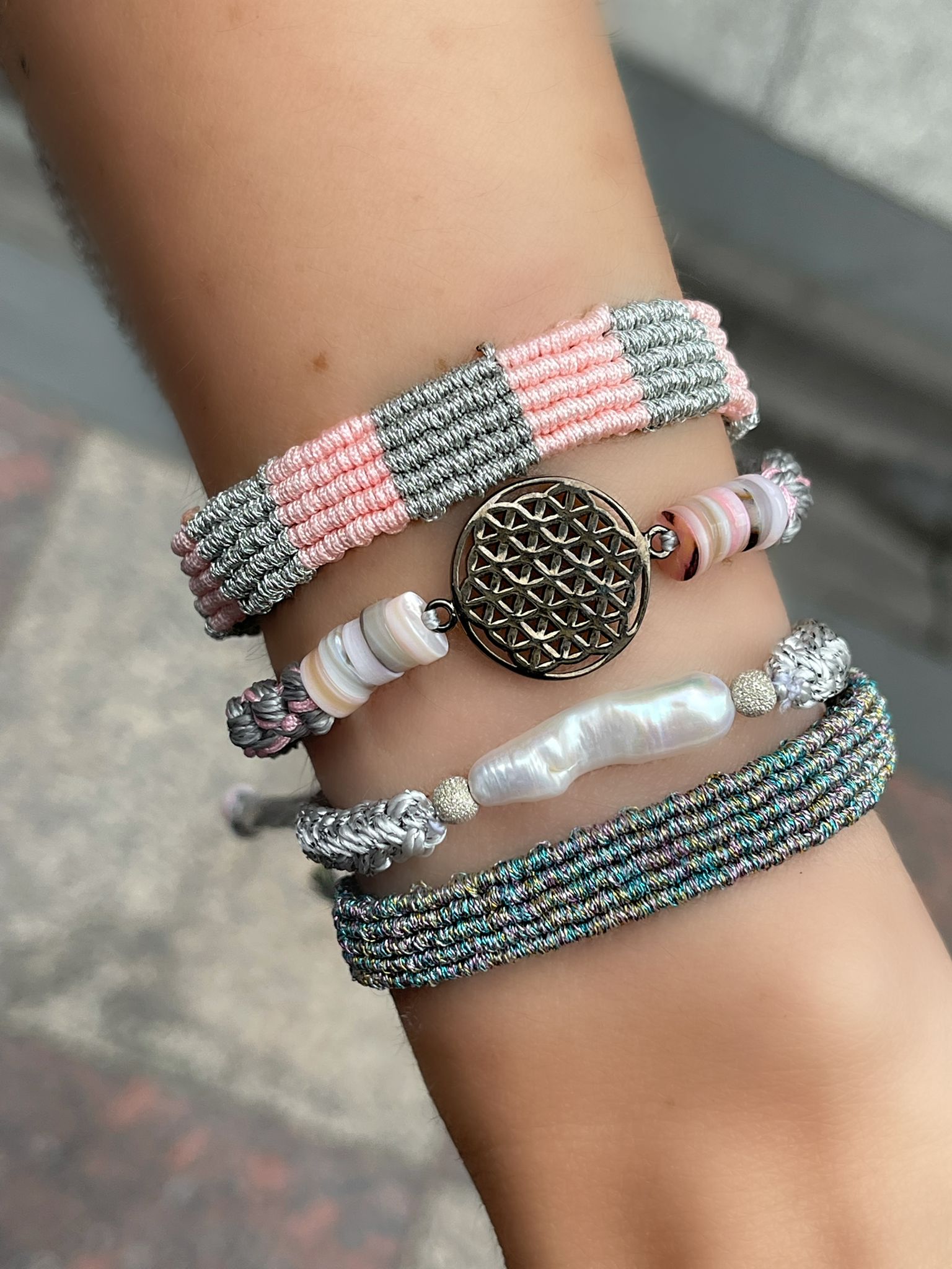 Ibiza Pearly Line Bileklik