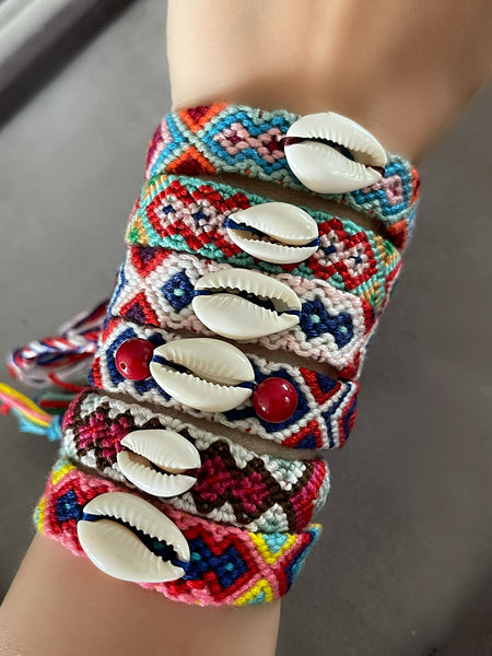 Ibiza Ethnic Shell Bileklik