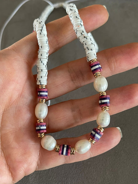 Pearly Marble Kolye