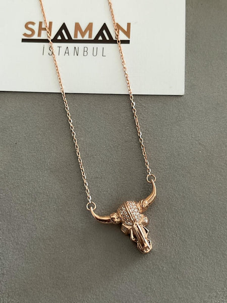Bull Skull Kolye