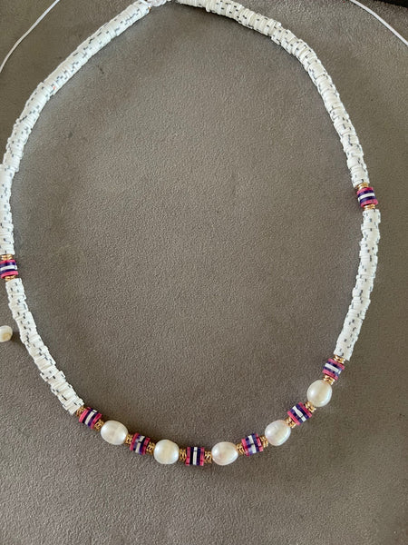 Pearly Marble Kolye