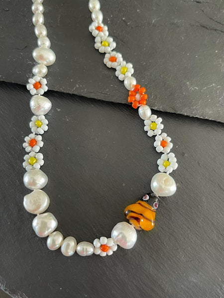 Ibiza Floral Bee Kolye