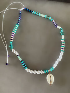 Ibiza Turquoise Shell Kolye