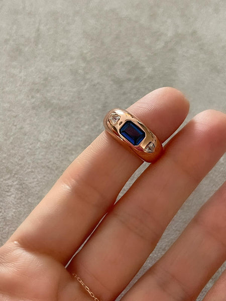 Bombeli Geometrik Yüzük