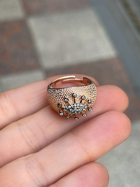 Shiny Bold Eye Yüzük