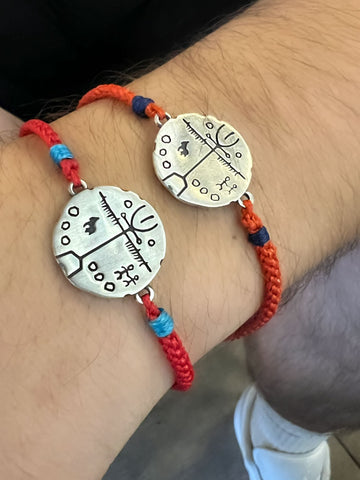 Şaman Davulu Rope Bileklik